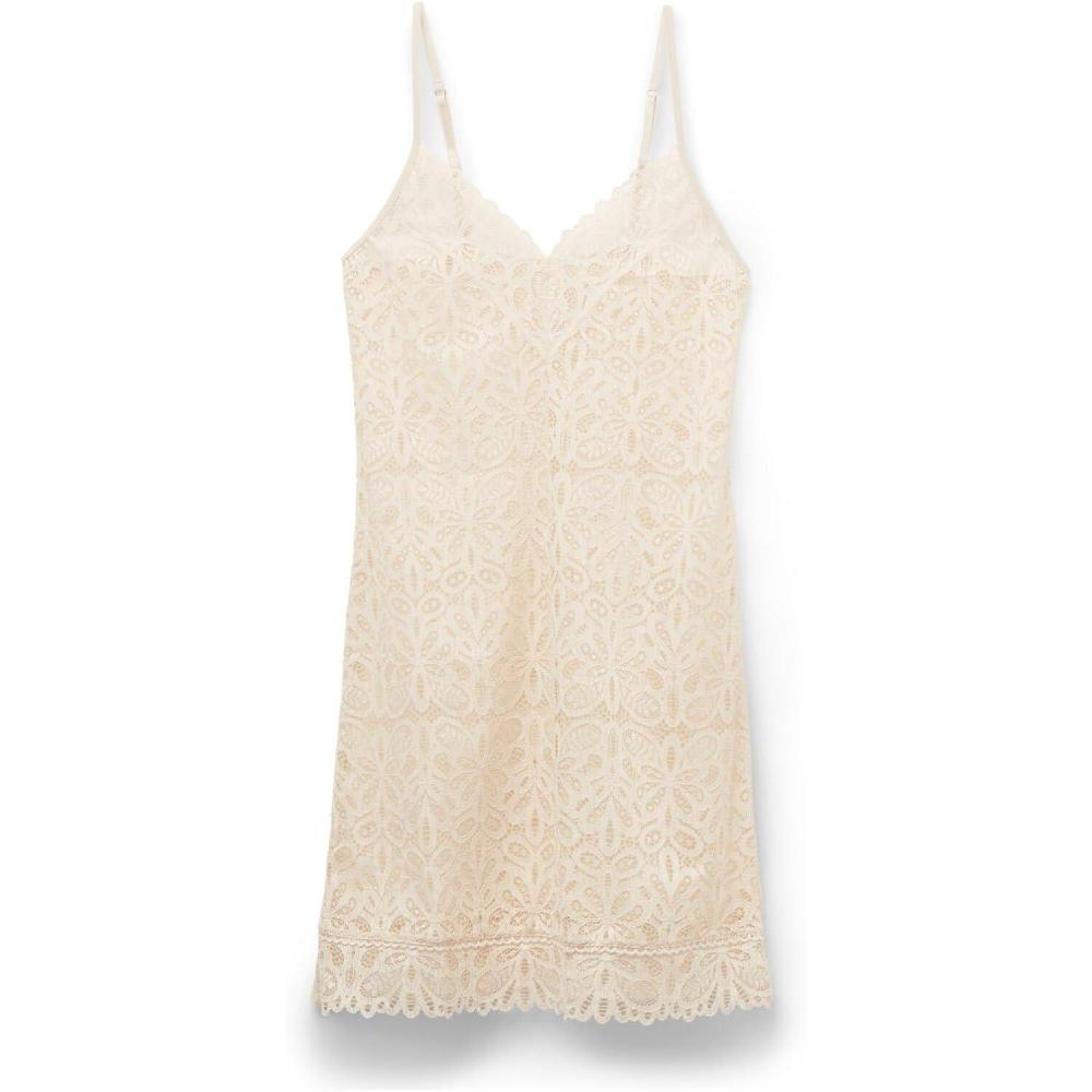 imageWomans Italian Riviera Lace NightgownIvory  Creamy Beige