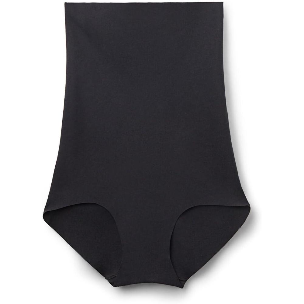 imageWomans Light Shaping Cotton High Waist HipstersBlack  Black