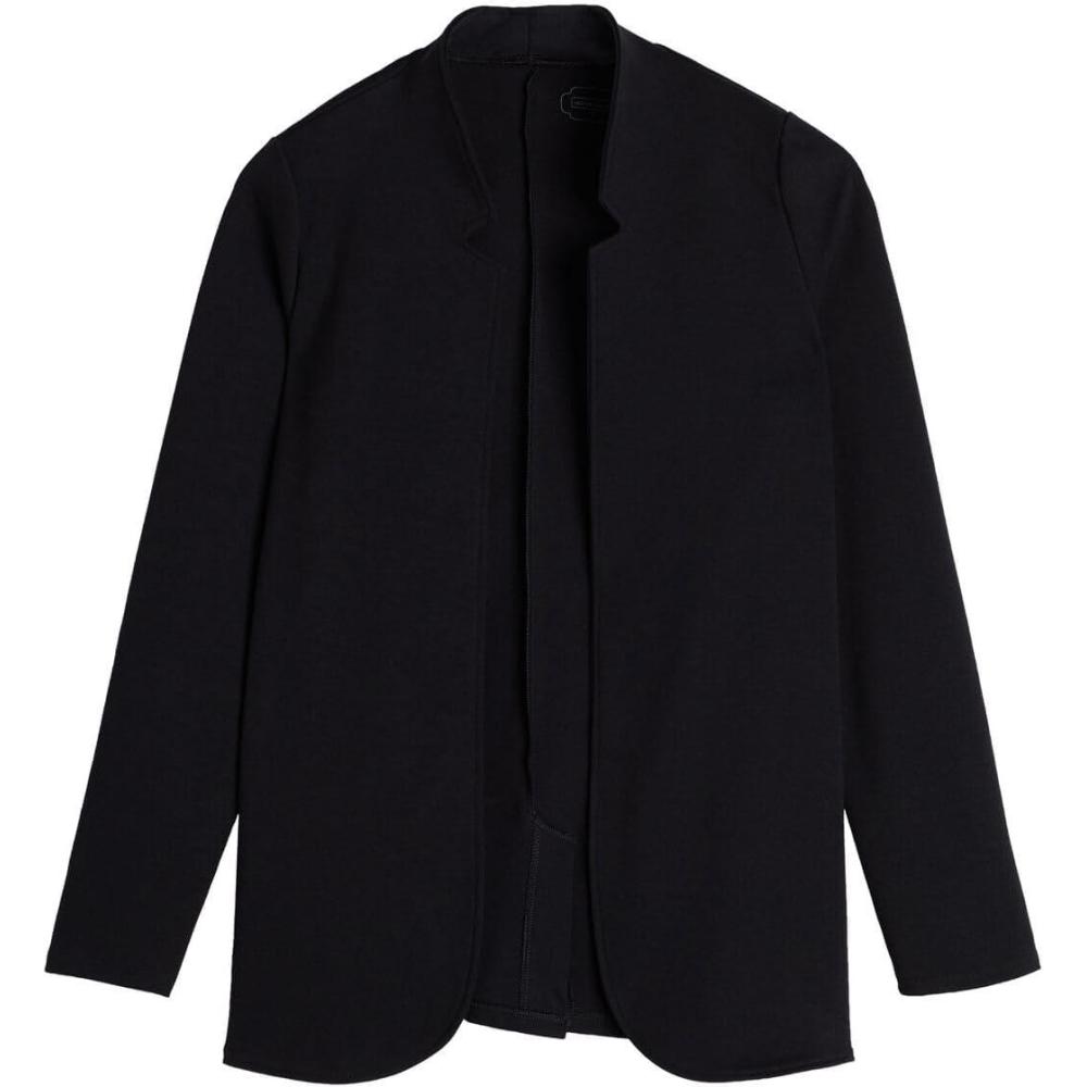 imageWomans LongSleeved Cotton Interlock CardiganBlack  Black