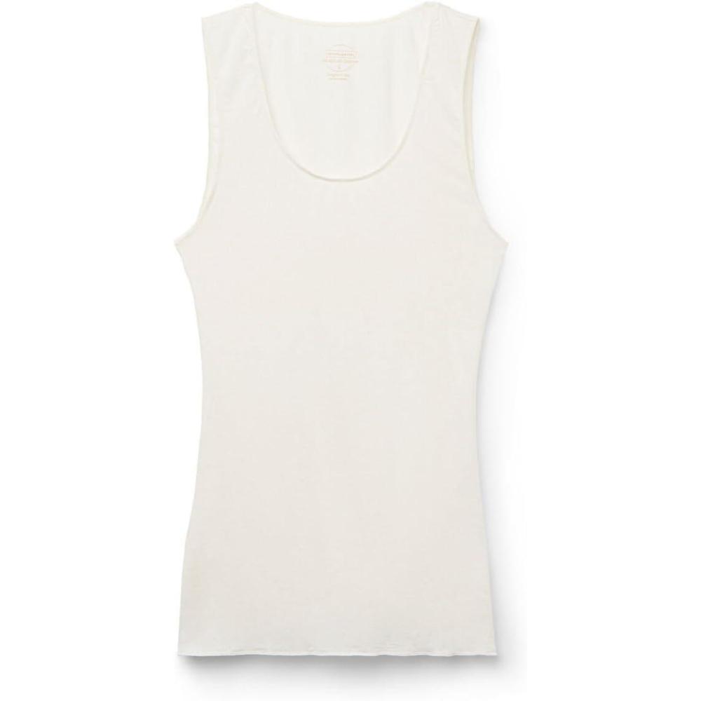 imageWomans Modal Cashmere Ultralight WideShoulder TopIvory  Natural Vanilla