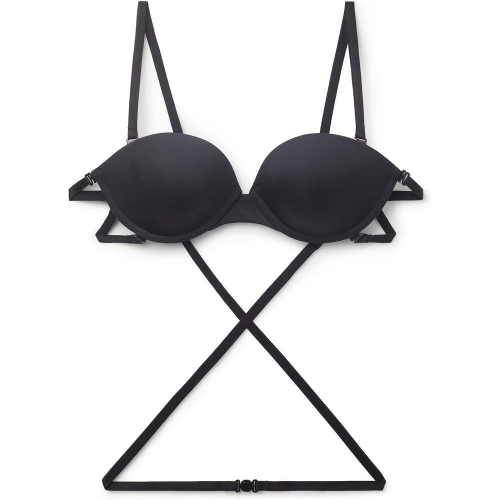 imageWomans MultiFunctional Anna Balconette Bra in Ultralight MicrofiberBlack  Black
