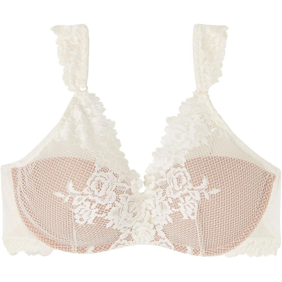 imageWomans Pretty Flowers Giorgia Balconette BraIvory  Powder White
