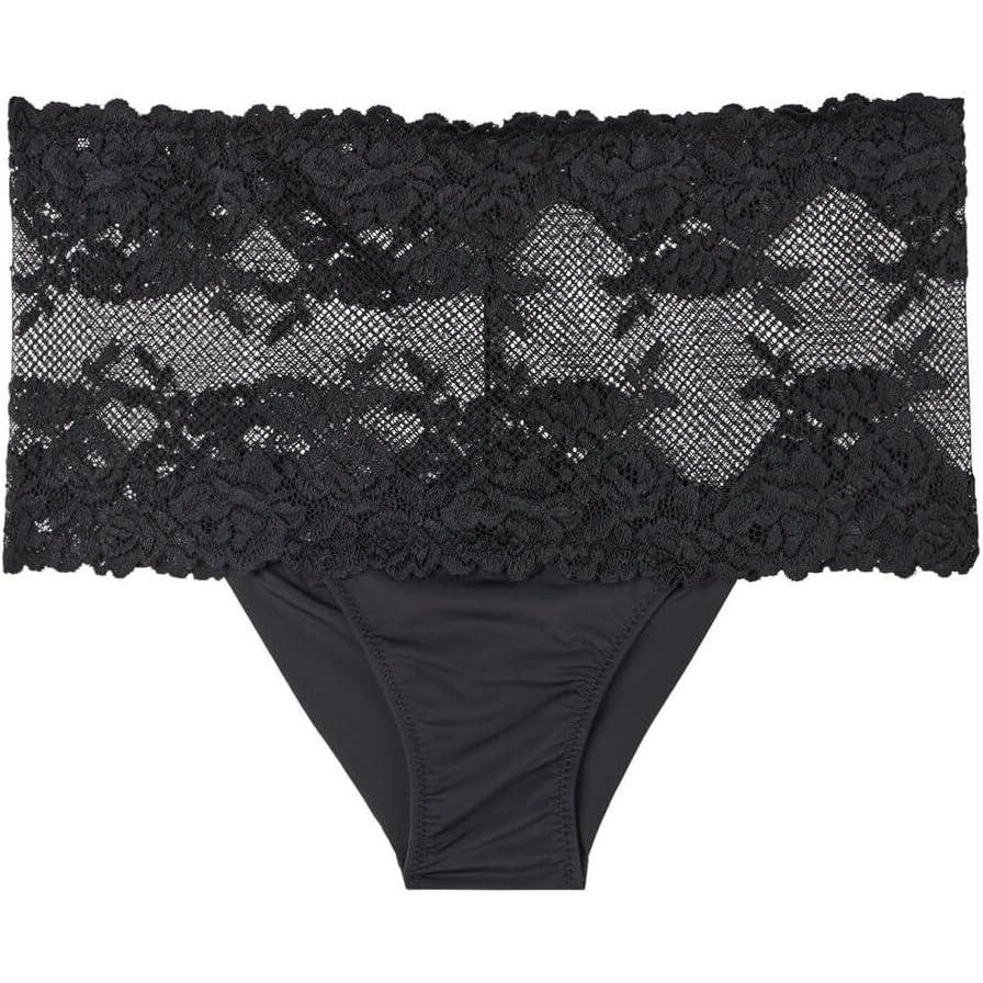 imageWomans Pretty Flowers Hipster BrazilianBlack  Black