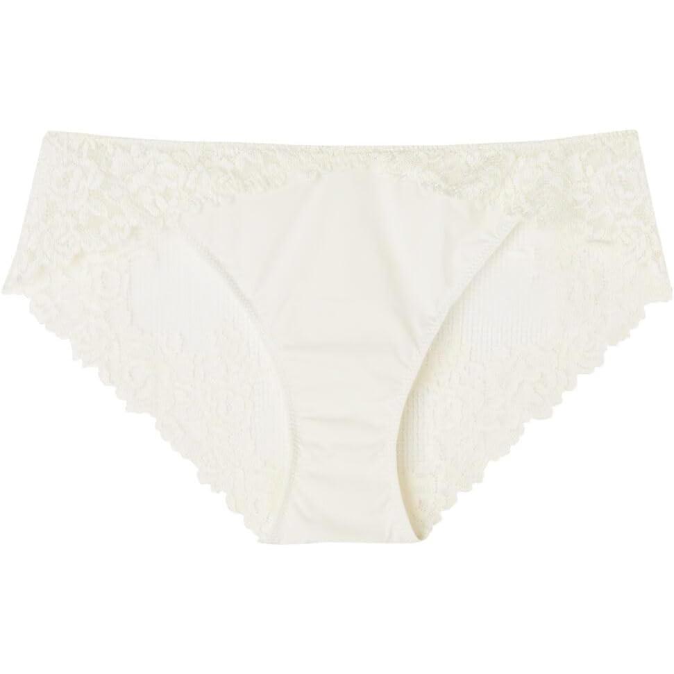 imageWomans Pretty Flowers PantiesIvory  Powder White
