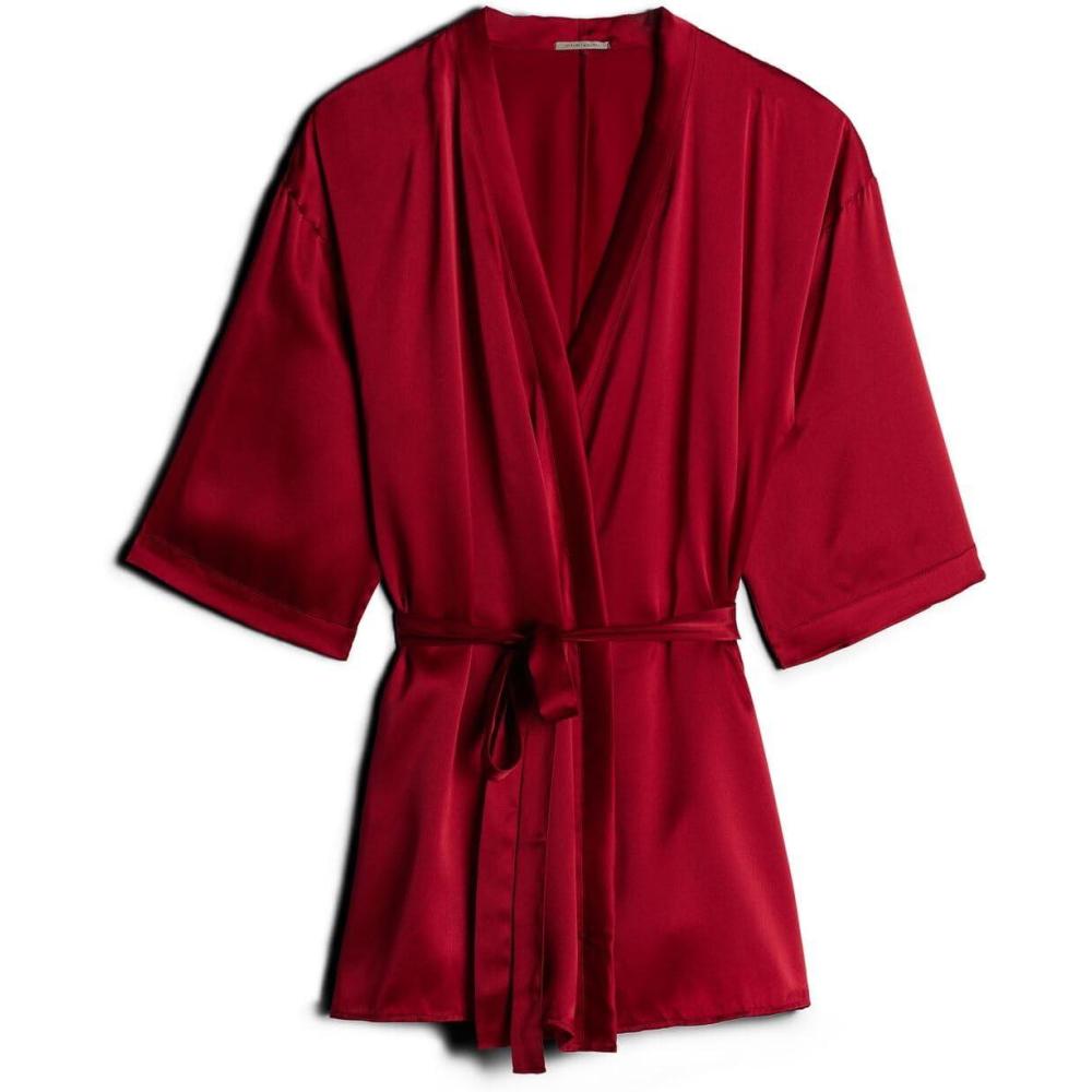 imageWomans Silk KimonoRed  Red