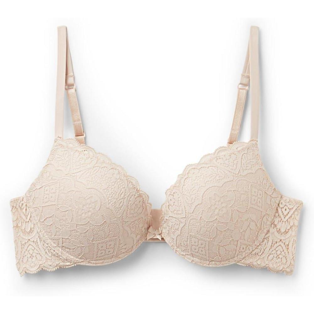imageWomans Simona Lace Super PushUp BraNatural  Avorio Crema