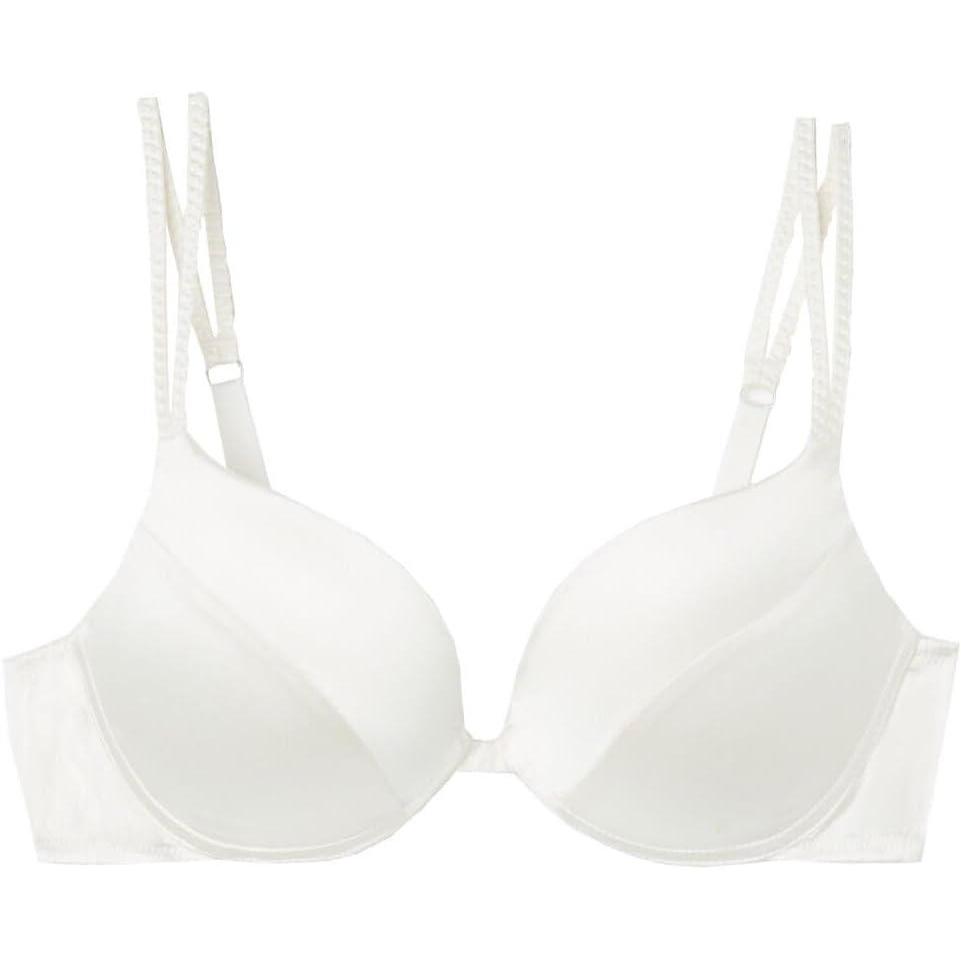 imageWomans Simona Super Pushup Bra in SilkIvory  Powder White
