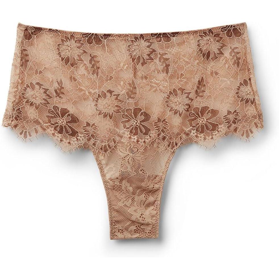 imageWomans Summer Glow High Waist Brazilian Hipster PantiesNatural  HoneyCaramel