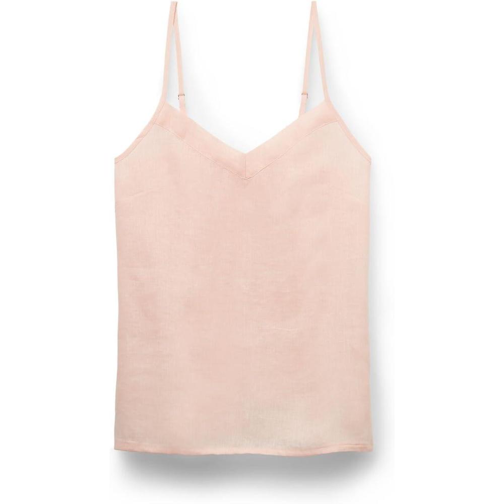 imageWomans The Pure Linen Top in Linen FabricPink  Blushing Pink