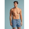 Man’s Blue Stripe Print Swim Trunks(Blue – Stampa Riga Blu Intenso Azzurro)