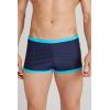 Man’s Contrast Trim Close Fit Swim Trunks(Blue – Intense Blue)
