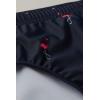 Man’s Flamingo Print Swim Briefs(Blue – Stampa Fenicotteri Blu Intenso)