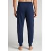 Man’s Full Length Cotton Sweatpants(Blue – Rich Blue)