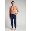 Man’s Full Length Cotton Sweatpants(Blue – Rich Blue)