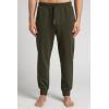 Man’s Full Length Cotton Sweatpants(Green – Military Green)