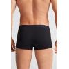 Man’s Microfiber Logo Boxer Shorts(Black – Black)