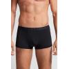Man’s Microfiber Logo Boxer Shorts(Black – Black)