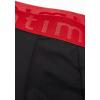 Man’s Microfiber Logo Boxer Shorts(Black – Black/Intense Red)