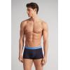 Man’s Microfiber Logo Boxer Shorts(Blue – Blu Notte/Tornado Blu)