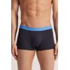 Man’s Microfiber Logo Boxer Shorts(Blue – Blu Notte/Tornado Blu)