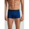 Man’s Microfiber Logo Boxer Shorts(Blue – Dark Denim/Verde Scuro)