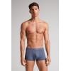Man’s Microfiber Logo Boxer Shorts(Blue – Denim Blue Blend)