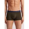 Man’s Microfiber Logo Boxer Shorts(Blue – Verde Militare/Blu Intenso)