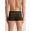 Man’s Microfiber Logo Boxer Shorts(Blue – Verde Militare/Blu Intenso)