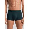 Man’s Microfiber Logo Boxer Shorts(Green – Verde Scuro)