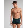 Man’s Microfiber Logo Boxer Shorts(Green – Verde Scuro)