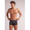 Man’s Microfiber Logo Boxer Shorts(Grey – Dark Grey)