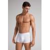 Man’s Microfiber Logo Boxer Shorts(White – White)