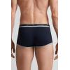 Man’s Natural Fresh Cotton Boxers with Logo(Blue – Midnight Blue/Light Grey Mélange)
