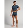 Man’s Natural Fresh Cotton Boxers(Blue – Blu Ink Melange)