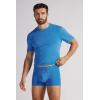 Man’s Natural Fresh Cotton Boxers(Blue – Tornado Blu)