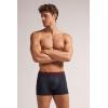 Man’s Natural Fresh Cotton Boxers(Grey – Blu Notte/Burgundy)