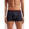Man’s Natural Fresh Cotton Boxers(Grey – Blu Notte/Burgundy)