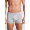 Man’s Natural Fresh Cotton Boxers(Grey – Light Grey Melange)