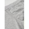 Man’s Natural Fresh Cotton Boxers(Grey – Light Grey Melange)