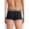 Man’s Ribbed Superior Cotton Boxers(Black – Black)