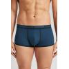 Man’s Ribbed Superior Cotton Boxers(Blue – Blu Gas/Blu Notte)