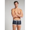 Man’s Ribbed Superior Cotton Boxers(Blue – Midnight Blue)