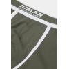 Man’s Ribbed Superior Cotton Boxers(Green – Verde Timo/Bianco)