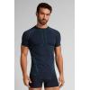 Man’s Short Sleeve Technical Sport Top(Blue – Midnight Blue)