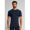 Man’s Short Sleeve Technical Sport Top(Blue – Midnight Blue)