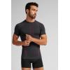 Man’s Short Sleeve Technical Sport Top(Grey – Dark Grey)