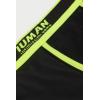 Man’s Superior Cotton Boxers with Logo(Black – Black/Neon Yellow)