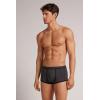 Man’s Superior Cotton Boxers with Logo(Black – Dark Grey/Nero)