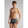 Man’s Superior Cotton Boxers with Logo(Black – Graphite Grey Blend/Black)