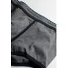 Man’s Superior Cotton Boxers with Logo(Black – Graphite Grey Blend/Black)
